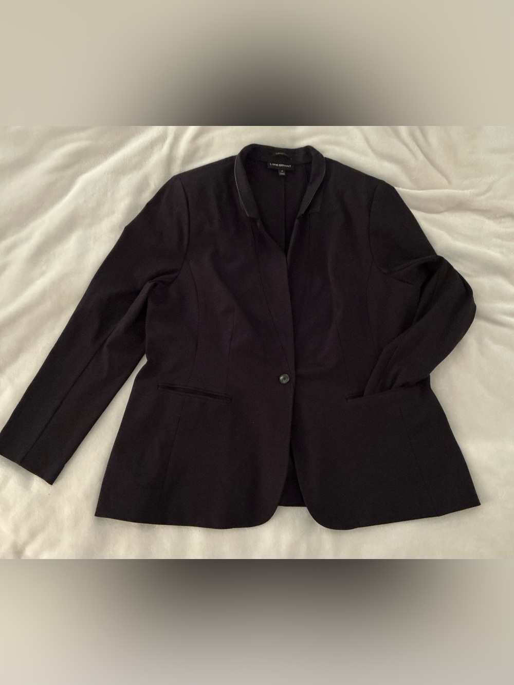 Lane Bryant Black Single-Button Blazer size 20